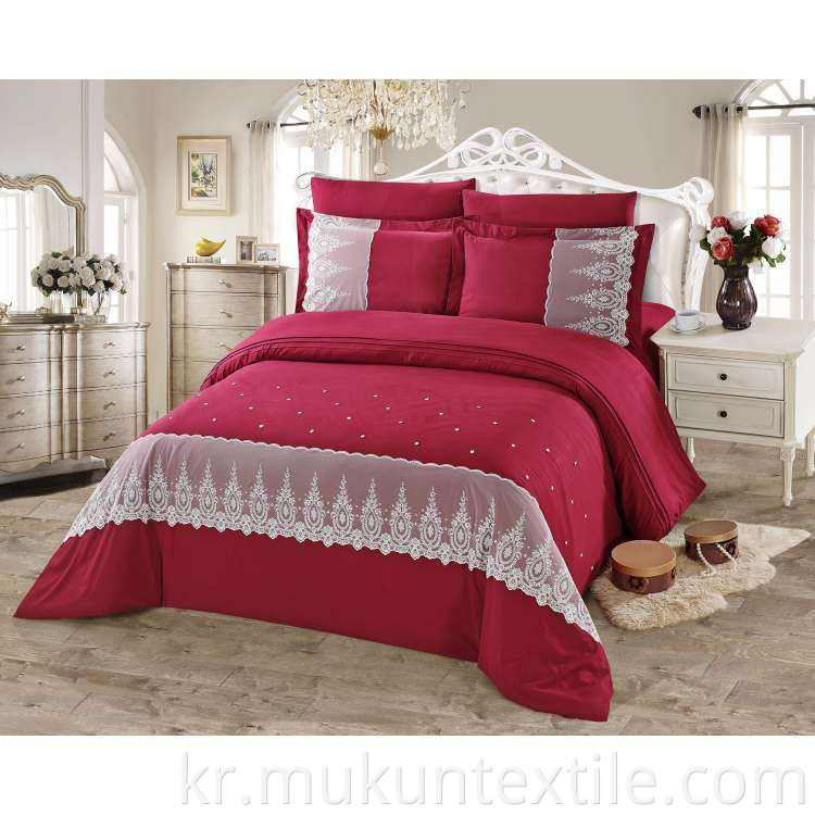  Cotton Embroidery Bedding Set